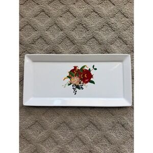 Grove Collaborative Limited Edition Pomegranate Stoneware Decorative/Serve Tray